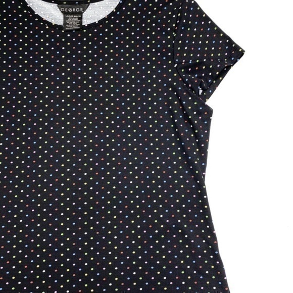 George multi color polka dot top - Picture 6 of 7